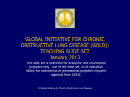 (D) (A) - the Global initiative for chronic Obstructive Lung Disease