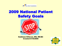 Patient_Safety_Goals.. - University of Illinois at Chicago