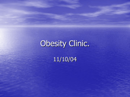 Obesity Clinic.