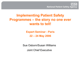 SO - Paris Expert Seminar - 22 - 24 05 06