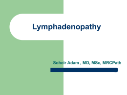 Unexplained Lymphadenopathy Generalized Lymphadenopathy