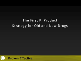 Pharmacy and Pharmaceutical Marketing