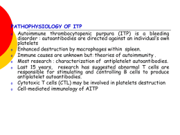 Organ Specific (sp) Autoimmunity: