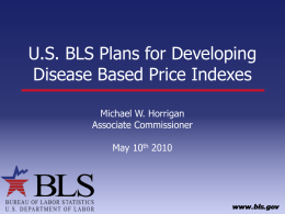 Disease Based Price Indexes