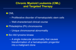 Targeted therapy in CML