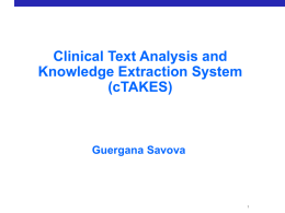 Mayo Clinical Text Analysis
