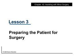 Steps for Patient Skin Prep Prior to Surgery