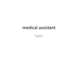 medical assistant - The Future Is Mine