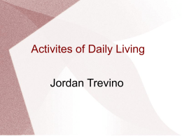 Activites of Daily Living