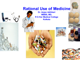 Overview : Rational Use of Medicine for Safer Therapeutics