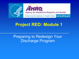 AHRQ Project Red