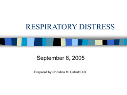 Respiratory Distress