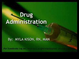 Drug Nomenclature