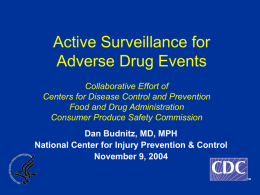 Surveillance of Adverse Drug Events in the Outpatient
