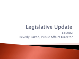 Legislative Update - e 4 enterprise.com