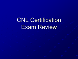 certification review 3 Sp10