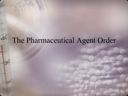 Pharmaceutical_Agent_Order