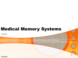 Medical Memory Device