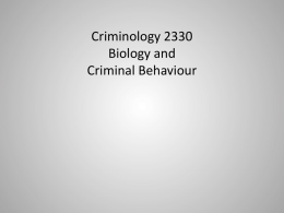 piche bio 1 CRIM 2330 02 Biology