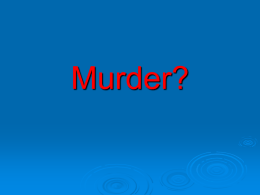 Murder?