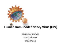 Human Immunodeficiency Virus (HIV) presentation