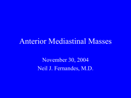 Mediastinal Masses