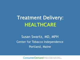 Sue Swartz - Consumer Demand