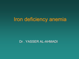 What is iron-deficiency anemia
