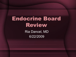 Dancel - Endo Board Review