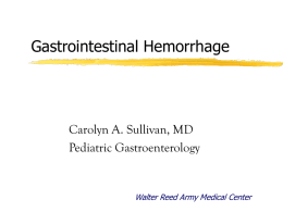 Gastrointestinal Hemorrhage