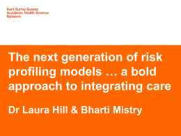 6. Proactive Care - The next generation of risk profiling