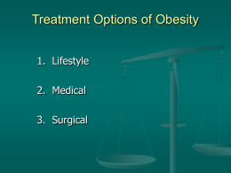 Treatment Options of Obesity