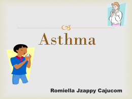 Asthma presentation - WRSC-HealthandHumanDevelopment2011
