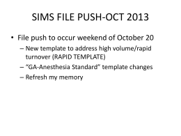 Update 2013-10-20-RAPID TEMPLATE, Changes, Refresher
