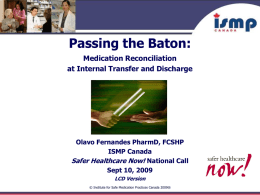 09 Sep 9 National Call Transfer Discharge Principles