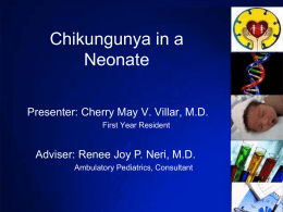 Haridas et al. Neonatal Chingkungunya – a case seires