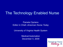 The Technology Enabled Nurse