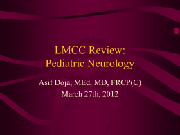 Paediatric Neurology 2012