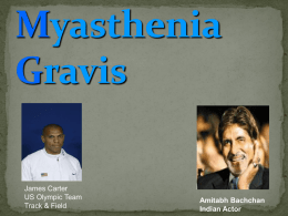 Myasthenia Gravis Classroom