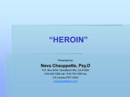 2009-05 harm red Heroin Dr. Chauppette