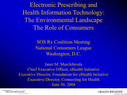 Janet Marchibrodas` presentation handouts