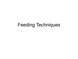 Feeding Techniques
