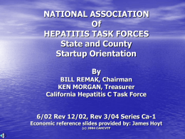 How to start a Hepatitis Task Force