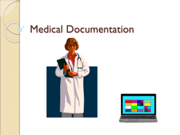 Medical Documentation