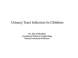 UTI in Children2013-04