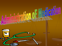 medication ppt 101