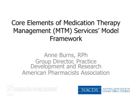 Medication Therapy Management Services