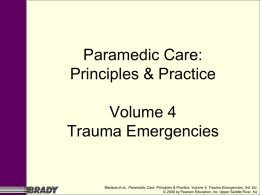 Paramedic Care: Principles & Practice Volume 4