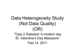 Data Heterogeneity Study