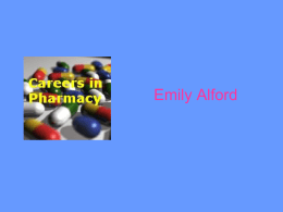 Career Health Display Pharmacists Student